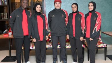 بعثة نادي الرفاع للقوس والسهم تصل الشارقة للمشاركة في دورة الألعاب السابعة للأندية العربية للسيدات