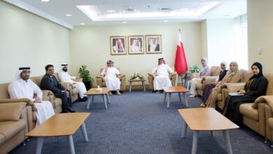 وزير التنمية الاجتماعية يستقبل المدير العام للمكتب التنفيذي لمجلس وزراء العمل ومجلس وزراء الشؤون الاجتماعية بدول مجلس التعاون