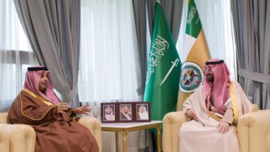وزير الحرس الوطني بالمملكة العربية السعودية يستقبل سفير مملكة البحرين في الرياض